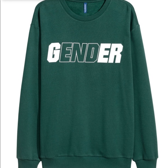 H&M Other - H&M Sweatshirt with “GENDER” Motif